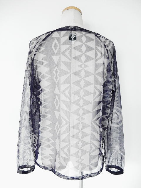 South2 West8(S2W8) / カットソー/L/ポリエステル/NVY/総柄/OT445 South2 West8【サウストゥ ウエストエイト】正規取り扱い店、通販可能