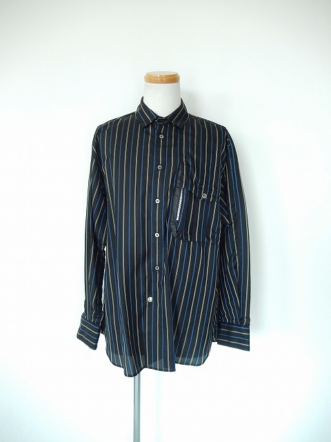 Tamme タム STRIPE L/S SHIRT シャツ