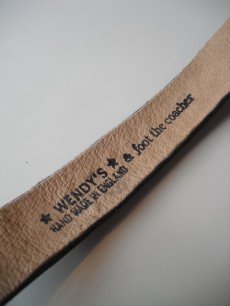 イングランド製 WENDY’S foot the coacher ウェンディーズ フットザコーチャー 2連ピラミッド スタッズ レザーベルト ( ブラック ) foot the coacherフットザコーチャー正規取り扱い店、通販可能 ON