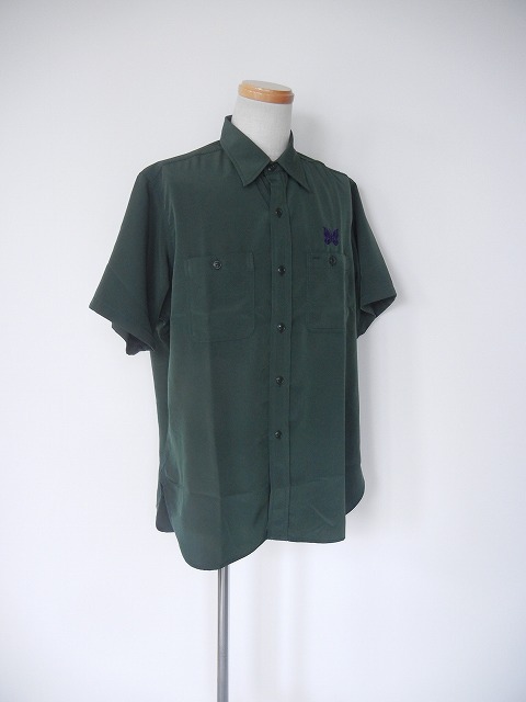 needles シャツIN076 サイズS Needles S/S Classic Shirt Poly Sateen Multi Light Tone