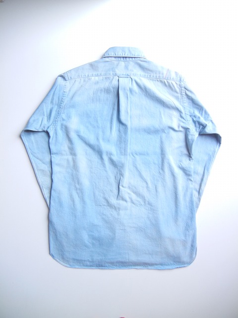 yANACHRONORMz -AiNm[- STITCH CUFF PIMA DENIM SHIRT