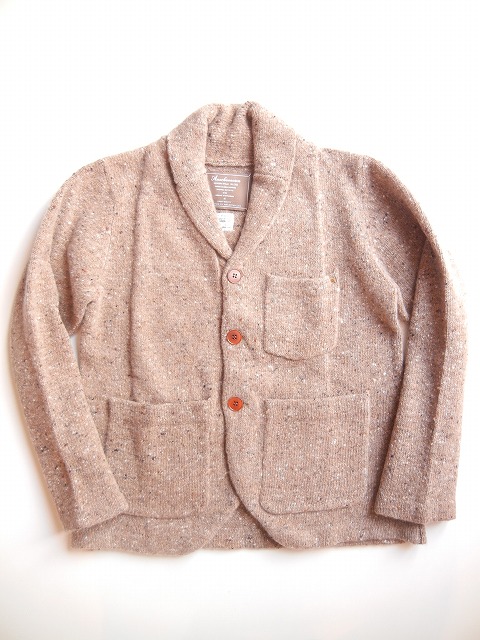 yANACHRONORMz -AiNm[- Nep Knit Shawl Jacket