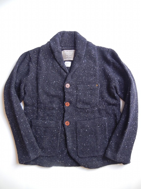 yANACHRONORMz -AiNm[- Nep Knit Shawl Jacket