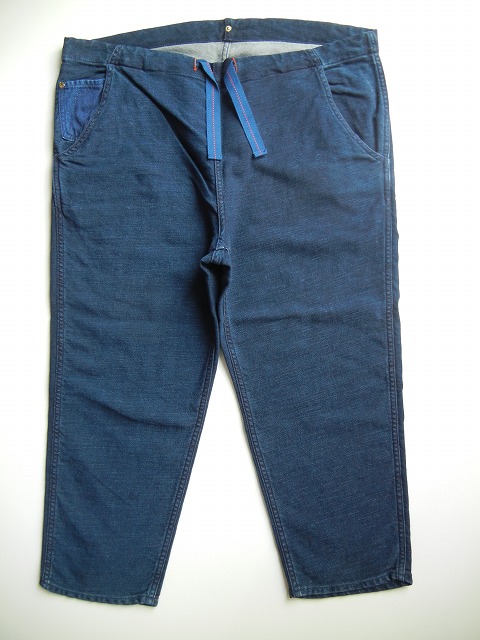 yANACHRONORMz -AiNm[- INDIGO Knitlike 3/4 Easy Pants