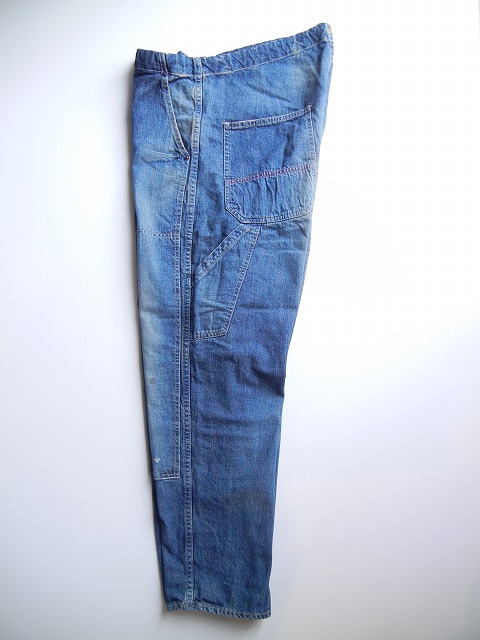 yANACHRONORMz -AiNm[- DENIM W-Knee Easy Pants (Stone Wash)