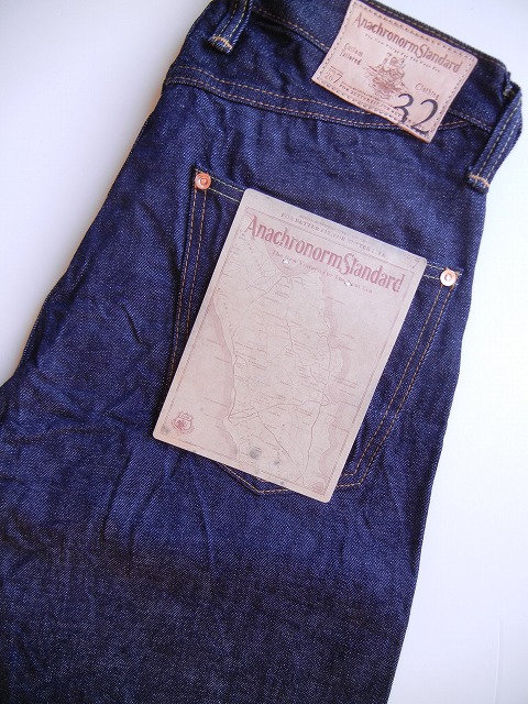 yANACHRONORMz -AiNm[- W Stitch 13.5oz Denim 5p Pants Type 6th Slim Fit