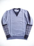 【undecorated MAN】 -アンデコレイテッドマン- RIPPLE SLV SWEAT TOP