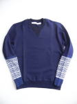 yundecorated MANz -AfRCebh}- RIPPLE SLV SWEAT TOP