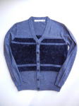 【undecorated MAN】 -アンデコレイテッドマン- SHAGGY LINE CARDIGAN