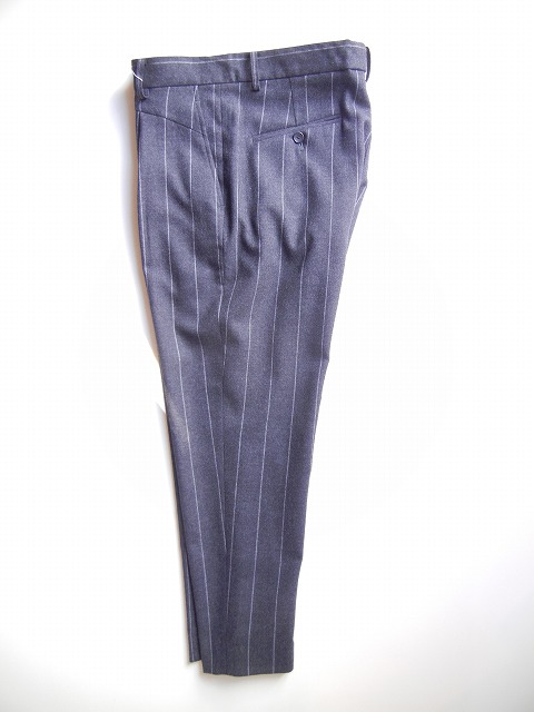 yundecorated MANz -AfRCebh}- PIN STRIPE SLASHPANTS