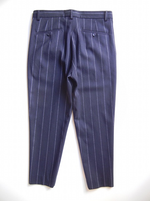 yundecorated MANz -AfRCebh}- PIN STRIPE SLASHPANTS