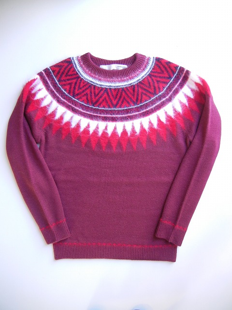 yundecorated MANz -AfRCebh}- NORDIC KNIT TOP