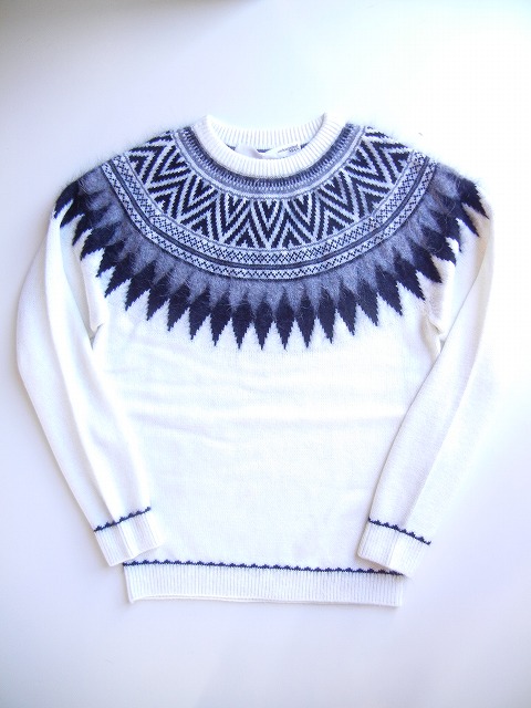 yundecorated MANz -AfRCebh}- NORDIC KNIT TOP