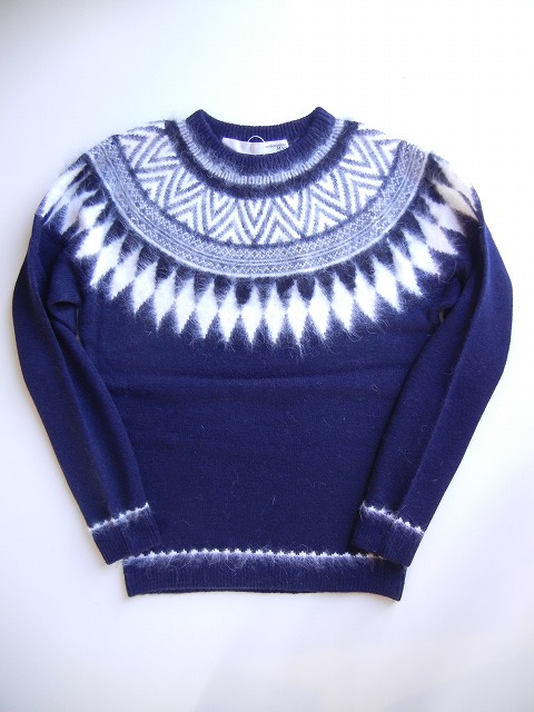 yundecorated MANz -AfRCebh}- NORDIC KNIT TOP