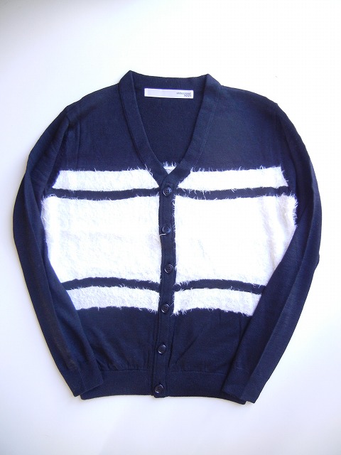 yundecorated MANz -AfRCebh}- SHAGGY LINE CARDIGAN