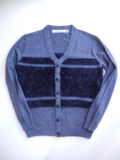 yundecorated MANz -AfRCebh}- SHAGGY LINE CARDIGAN