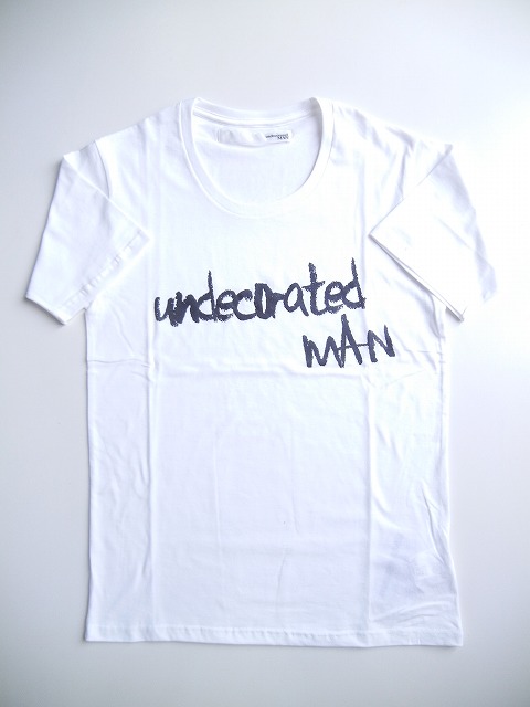 yundecorated MANz -AfRCebh}- S/S TEE UNDECORATED