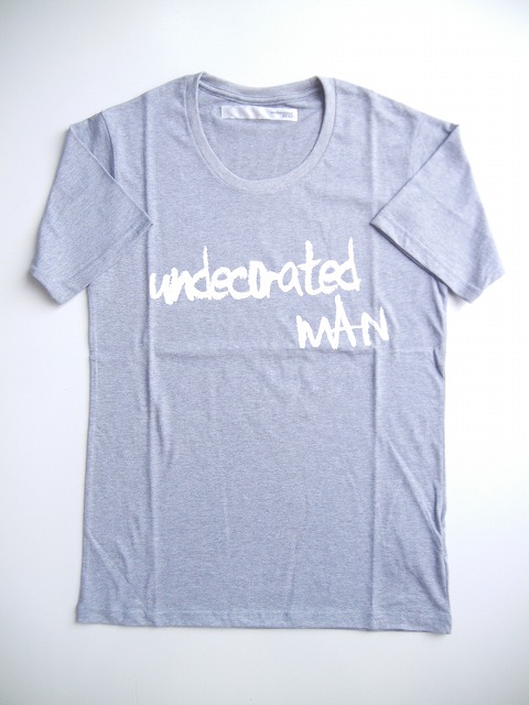 yundecorated MANz -AfRCebh}- S/S TEE UNDECORATED
